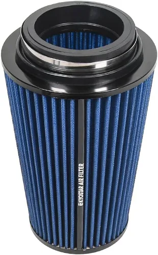 Miniatura 98 de KYOSTAR Filtro de aire universal de alto flujo de 3" (76 mm), entrada de aire frío de cono reutilizable, alto rendimiento, lavable, kit de aire seco