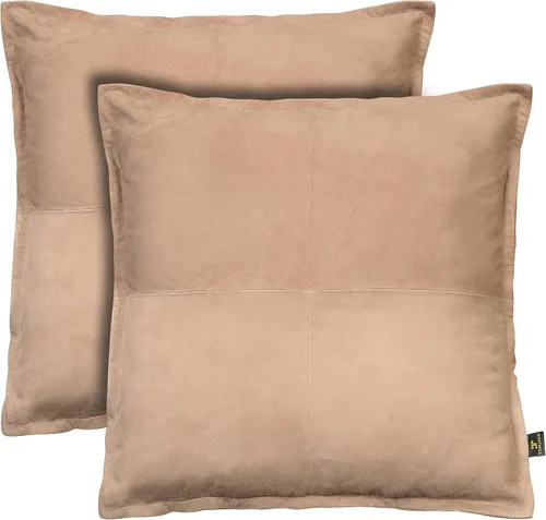 Miniatura 28 de Funda de almohada de piel de cordero – Funda de cojín decorativa para sofá – Fundas para sala de estar y dormitorio, 22 x 22 pulgadas – Paquete de 2