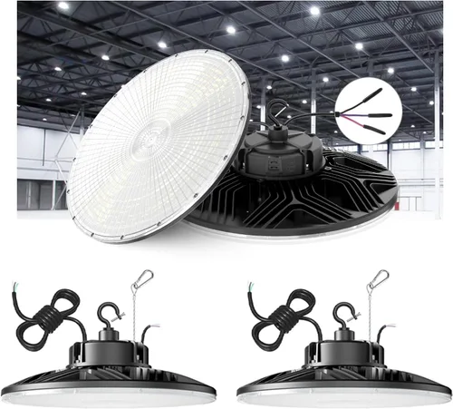 Miniatura 10 de Luz LED UFO de alta bahía, 150W/100W/80W ajustable, 3000K/4000K/5000K ajustable, UL listado 21000LM 0-10V regulable IP65 impermeable alta Bahía