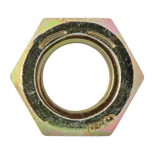 Miniatura 2 de 1/2"-13 (Paquete de 25) Tuerca hexagonal Grado 8, rosca gruesa, zinc amarillo de Makers Bolt