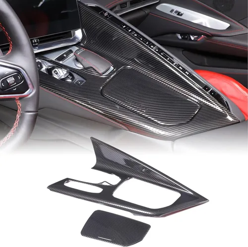 Miniatura 33 de CHEAYAR Funda de cargador de teléfono con patrón de fibra de carbono compatible con Chevrolet Corvette C8 2020-2023, funda de carga inalámbrica