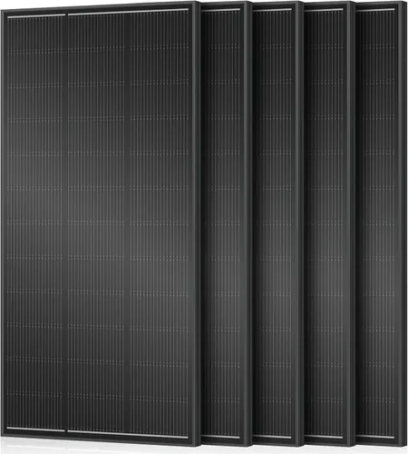 Miniatura 19 de Panel Solar de 18BB 100 Vatios, Panel Solar N-Type de 12V 100W, Módulos PV Monocristalinos de Alta Eficiencia del 25% para RV, Marino, Techo