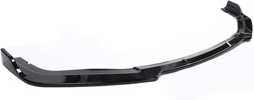 Miniatura 6 de IKON MOTORSPORTS, Borde de parachoques delantero compatible con Honda Civic 2019-2021, estilo V4, color negro brillante, alerón de barbilla Brillo