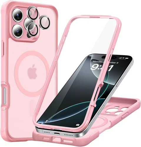 Miniatura 12 de ESR Funda para iPhone 14, compatible con MagSafe, funda de cuerpo completo a prueba de caídas de grado militar con protector de pantalla de vidrio