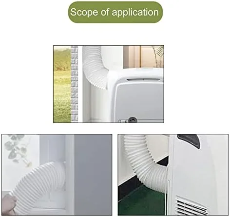 Miniatura 5 de KYR 35 ABS Conector de manguera de interfaz de conducto de escape ajustable para aire acondicionado móvil 1.5P, accesorios de aire acondicionado