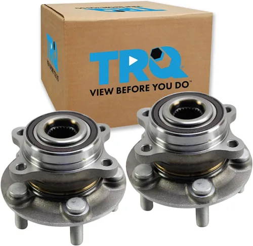 Miniatura 32 de TRQ Juego de conjunto de rodamiento de rueda delantera y buje de 2 piezas Compatible con Chevrolet Cobalt 2005-2010 HHR 2006-2011 Pontiac G5