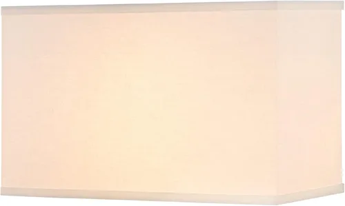 Miniatura 4 de Aspen Creative 36010, pantalla rectangular contemporánea de araña/tela de lino blanco, (8+16 pulgadas), parte superior x (8+16 pulgadas), parte