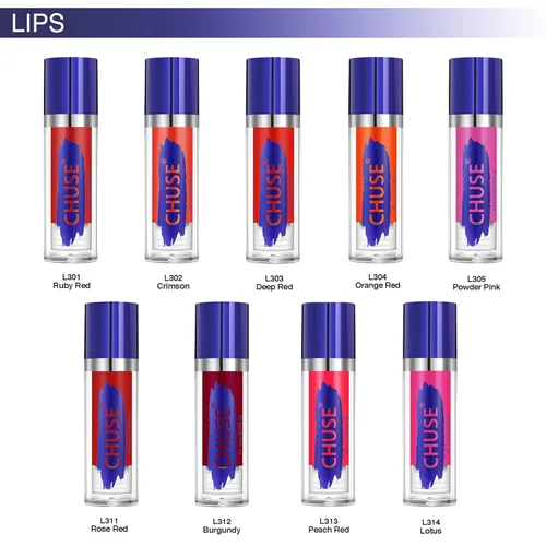 Miniatura 6 de CHUSE Pigmentos labiales PMU 0.35oz/0.3 fl oz (L302 Crimson)