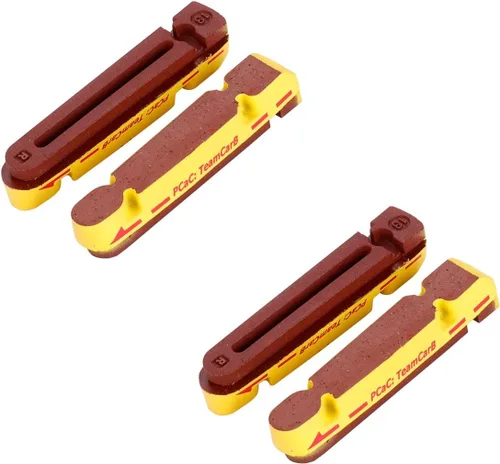 Pastillas de freno de llanta de carbono, corcho y compuesto de carbono, compatibles con Shimano All Road Bike Series incluyendo Dura Race/Utegra /
