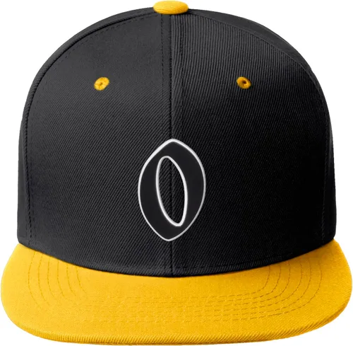 Miniatura 629 de Daxton Gorra clásica con visera de billete plano con letras del alfabeto inglés antiguo de la A a la Z