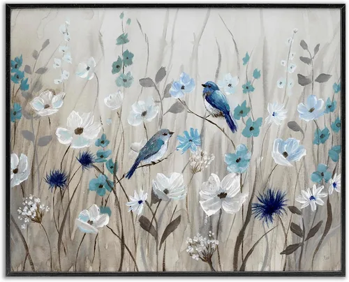 Miniatura 31 de Stupell Industries Ramos florales antiguos en frascos, arte giclée enmarcado, blanco, 20 x 16 pulgadas, fácil de colgar y resistente, fabricado