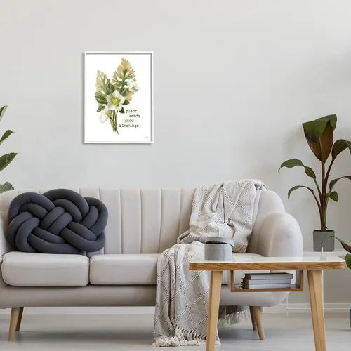 Miniatura 2 de Stupell Industries Plantas Semillas Cultivar Bendiciones Frase inspiradora de jardín de primavera, diseño de House Fenway