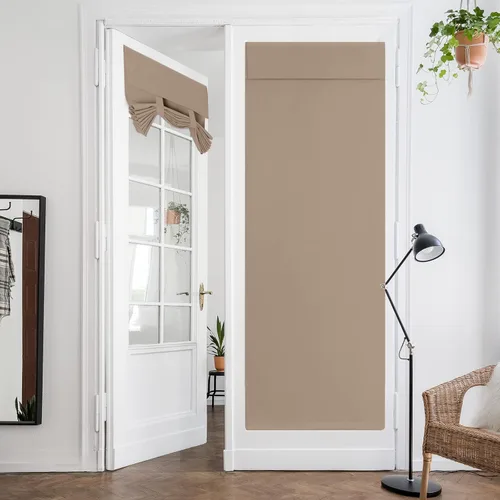 Miniatura 38 de HOMEIDEAS Cortinas Opacas para Aula para Puerta Principal, Cubierta de Ventana de Puerta de Aula, Persianas de Privacidad con Aislamiento Térmico