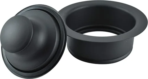 Miniatura 2 de Keeney Manufacturing K5417BLK - Brida y tapón de eliminación de basura, color negro