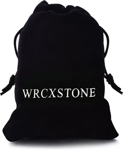 Miniatura 5 de WRCXSTONE - Pulsera elástica de cuentas de cristal curativo de 8mm.