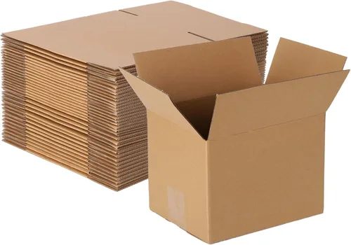 Miniatura 9 de zmybcpack Paquete de 25 cajas de envío de 10x7x5 pulgadas, cajas de cartón para envío, sobres de cartón corrugado Kraft, sobres de cartón para envío