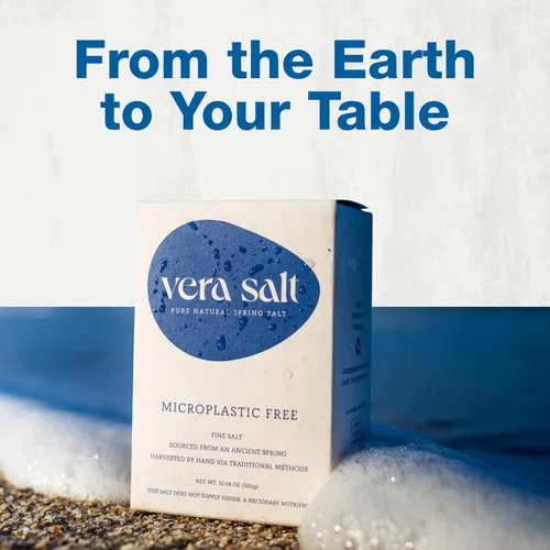 Miniatura 8 de Vera Salt Sal Fina de Primavera Natural – Paquete de 300g – Cristales Blancos Recolectados a Mano de España – Textura Fina con Minerales Naturales