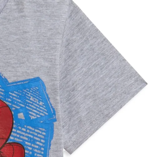 Miniatura 3 de Marvel Conjunto de camiseta y pantalones cortos con estampado de Spider-Man para niños grandes