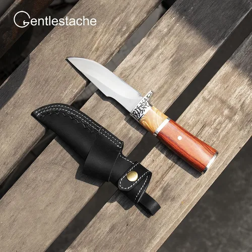 Miniatura 6 de Funda Horizontal para Cuchillo de Cinturón Gentlestache, Funda de Extraccion Compacta EDC en Negro
