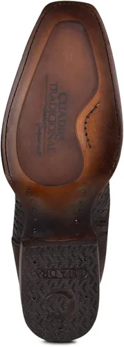 Miniatura 9 de Cuadra Botas urbanas para hombre en piel auténtica pitón marrón, Marrón