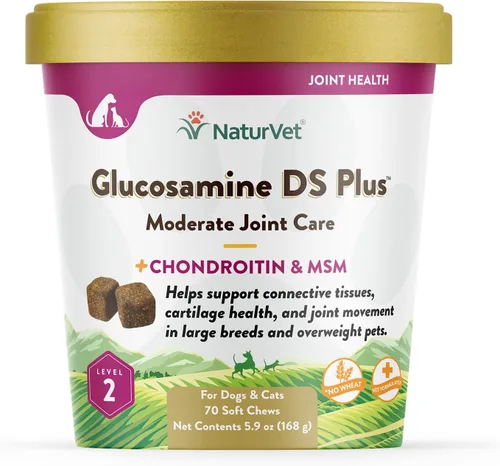 Miniatura 21 de NaturVet – Glucosamina DS Plus - Nivel 2 Cuidado Moderado – Apoya la Función Saludable de Cadera y Articulaciones – Mejorado con Glucosamina, MSM