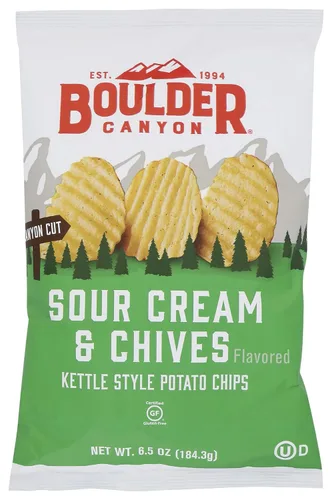 Miniatura 32 de Boulder Canyon, papas fritas Canyon Cut con aceite de aguacate, sal y pimienta, 5.25 onzas