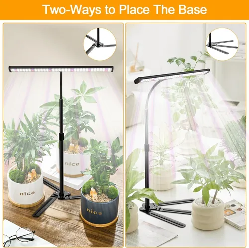 Miniatura 5 de Luz de Cultivo Superbrillante para Plantas de Interior, Lámpara de Plantas de Espectro Completo de 108 LEDs 6000K con Temporizador de 4/8/12Hrs