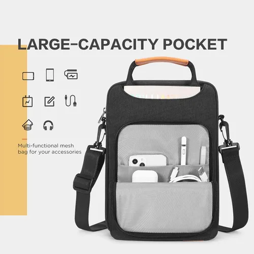 Miniatura 3 de NIDOO Bolsa de hombro para laptop para MacBook Air M4 M3 M2/MacBook Pro de 12.9 pulgadas 13 pulgadas iPad Pro M4/13 pulgadas iPad Air M2 M3 / 13