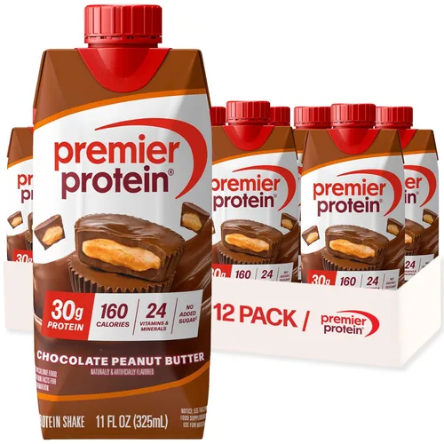 Miniatura 12 de Premier Protein - Batido de proteína sabor a chocolate, 30 gramos de proteína, sin azúcar añadida, 24 vitaminas y minerales para apoyar la salud
