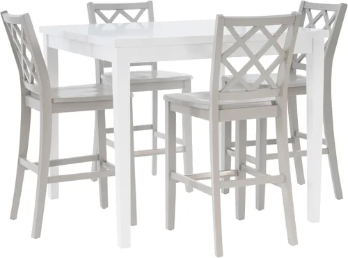 Miniatura 34 de Powell Silla auxiliar de comedor Conolly Blue Graphite