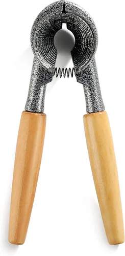 Miniatura 4 de New Star Foodservice 28234 Pecan y cascanueces resistentes con asas de madera Negro