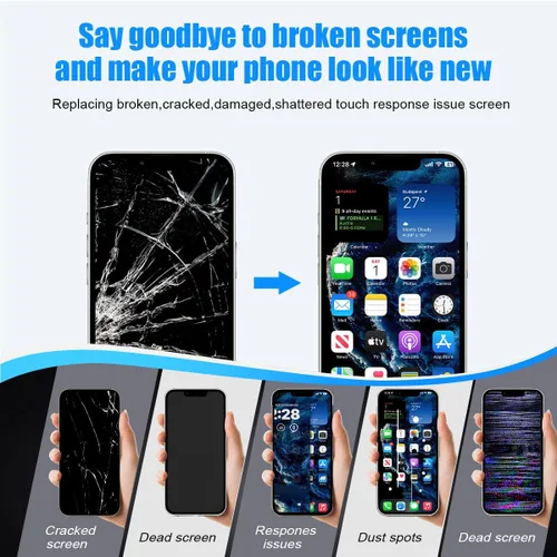 Miniatura 5 de EFAITHFIX para iPhone 11 Pro Max Reemplazo de Pantalla de 6.5 Pulgadas LCD Visualización 3D Touch Pantalla Full HD Digitalizador Marco de Montaje