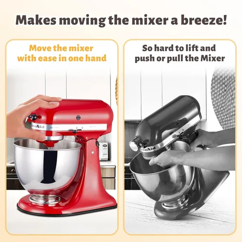 Miniatura 2 de Tapete deslizante para mezclador KitchenAid - Tapete deslizante para mezclador de metal compatible con mezclador de pie KitchenAid de 4.5-5 cuartos