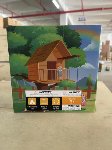 Miniatura 7 de FUQUN Accesorios para Casa del Árbol y Casa de Juegos para Niños, Polea de Cubo Resistente con Cable, Juguetes de Escalada al Aire Libre para Niños