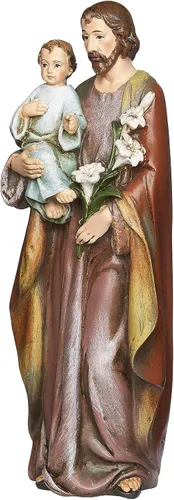 Miniatura 2 de Joseph's Studio por Roman St. Joseph and Child Jesus Figure, estatua de mesa religiosa de 6.25 pulgadas, colección Renacentista, decoración