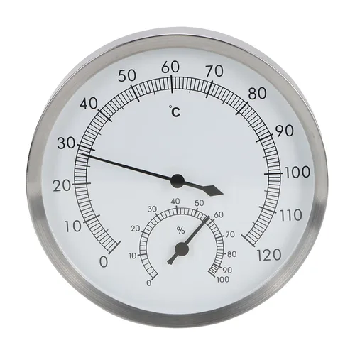 Termómetro higrómetro de madera 2 en 1, higrómetro para sala de vapor, sauna, accesorios Fahrenheit
