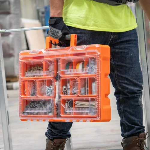 Miniatura 7 de Klein Tools 54806MB MODbox - Caja de compartimento alto, organizador de herramientas de ancho completo, caja de herramientas de piezas pequeñas