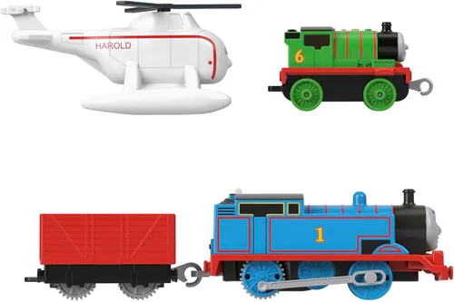 Miniatura 4 de Thomas & Friends - Juego de supertorre con trenes motorizados, grúas y pistas para niños de preescolar, a partir de 3 años