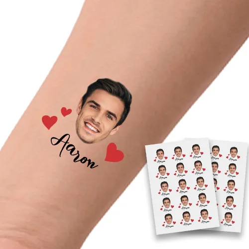 Miniatura 11 de Tatuajes temporales personalizados para fiestas, tatuajes divertidos de cerveza, regalo de cumpleaños para adultos, amigas, mujeres y hombres