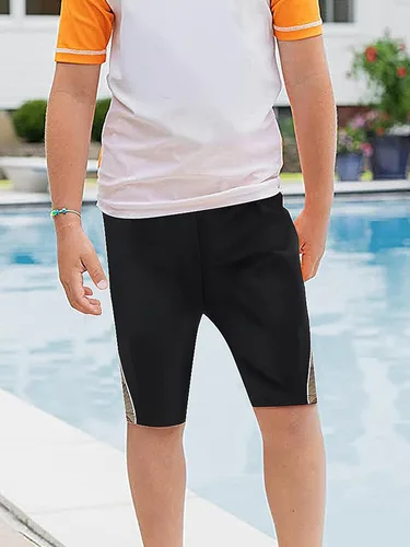 Miniatura 4 de Pantalones cortos de natación deportivos para niños y jóvenes, de secado rápido, con cordón, suaves UPF 50+