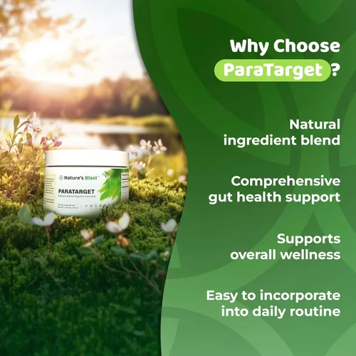 Miniatura 6 de ParaTarget - Polvo de limpieza digestiva natural, soporte intestinal avanzado con cáscara de nuez negra, ajenjo dulce, semillas de papaya y piña