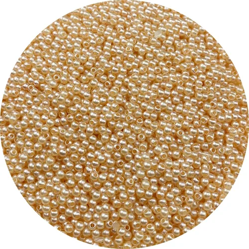 Miniatura 43 de 100 cuentas de perlas para manualidades, perlas de resina de 0.47 pulgadas para hacer joyas, cuentas redondas a granel con agujero para collares