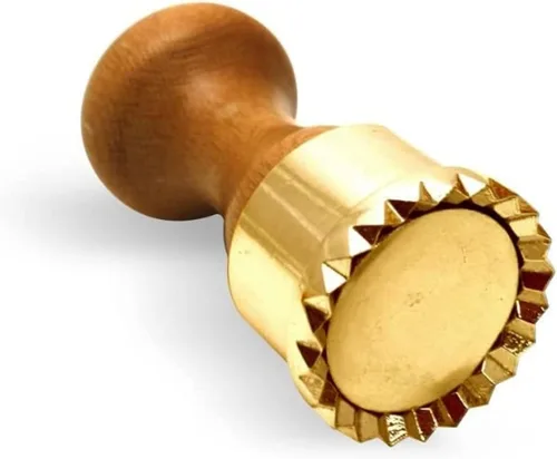 Miniatura 3 de La Gondola Sello casero para ravioles – redondo festonado de 1.97 pulgadas Herramienta para hacer pasta italiana para el hogar y los negocios
