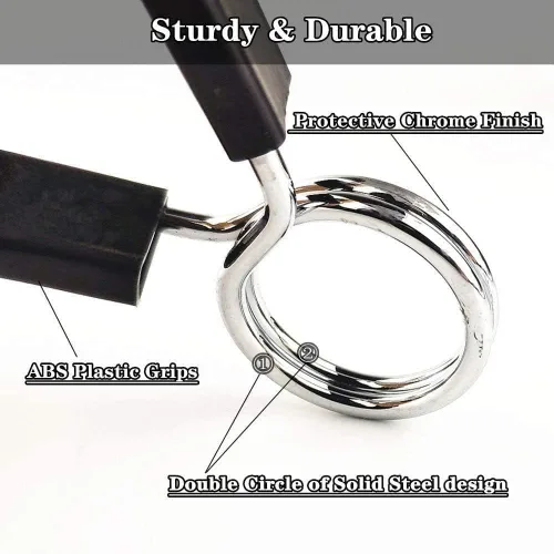 Miniatura 3 de Hididi Collares de clip de resorte de barra de 1 pulgada (0.984 in), ideal para abrazaderas de clip de barra de 1 pulgada de diámetro