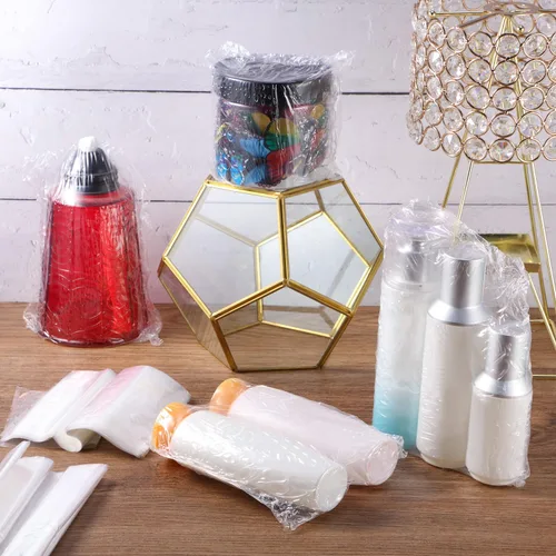 Miniatura 5 de Shappy 200 bolsas termorretráctiles de PVC de 3 tamaños, sin olor, transparente, para envolver manualidades y regalos