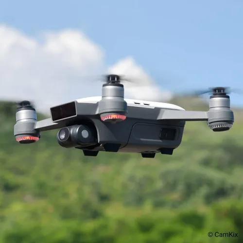 Miniatura 7 de CamKix Hélices de repuesto para DJI Spark, 2 juegos (8 cuchillas), con práctica caja de almacenamiento, alas plegables de liberación rápida, diseño
