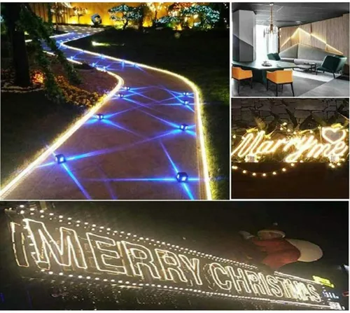 Miniatura 4 de EZTRONICSCORPO - Tira de luces LED, 16.4 pies, tira de luces de neón blancas regulables, tira de luz LED de 12 V para dormitorio, 6000 K