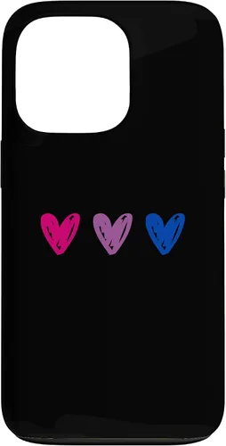 Miniatura 10 de Funda para iPhone 12/12 Pro Bisexual Pride Hearts Bi Pride Flag