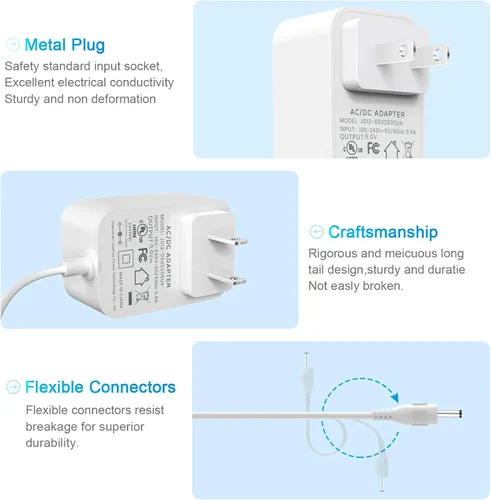 Miniatura 6 de 5V para Aura Carver Fuente de alimentación SR-A30502000U2 adaptador (5V 2A) Marco de fotos digital para Aura Carver AF900 AF100 SR-A30502000U2