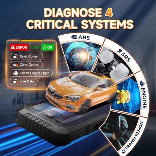 Miniatura 3 de FOXWELL NT614 Elite OBD2 escáner para mecánica de bricolaje, actualización de NT604, herramienta de diagnóstico de 4 sistemas con 5 reajustes